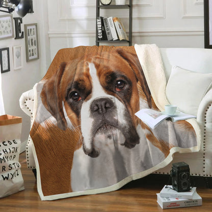 Boxer Dog - Blanket V6