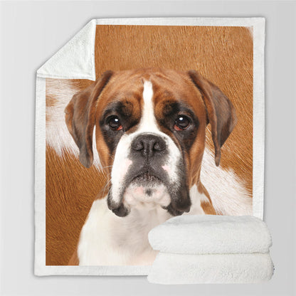 Boxer Dog - Blanket V6