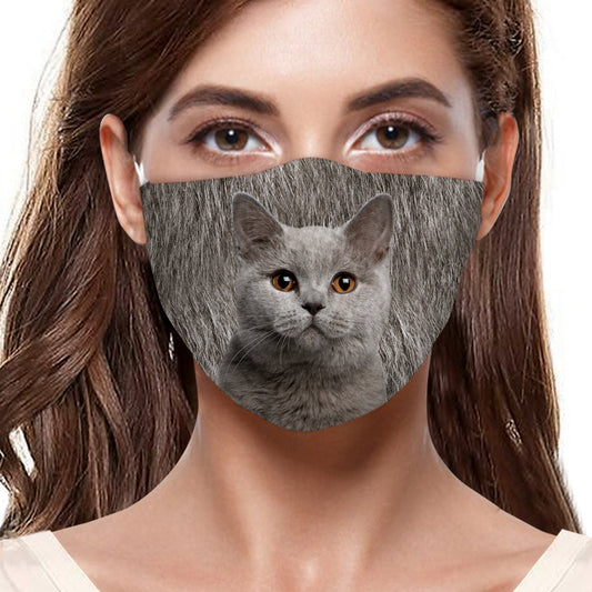 Masque F pour chat British Shorthair V1