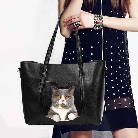 British Shorthair Cat Unique Handbag V3