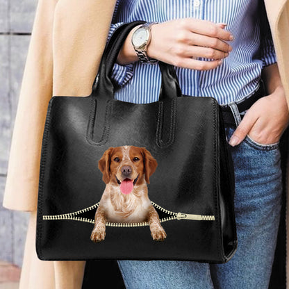Brittany Spaniel Luxury Handbag V1