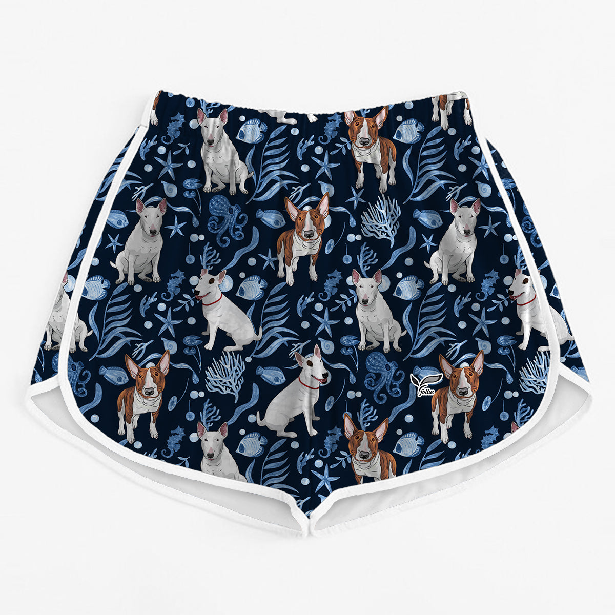 Bull Terrier - Colorful Women's Running Shorts V3