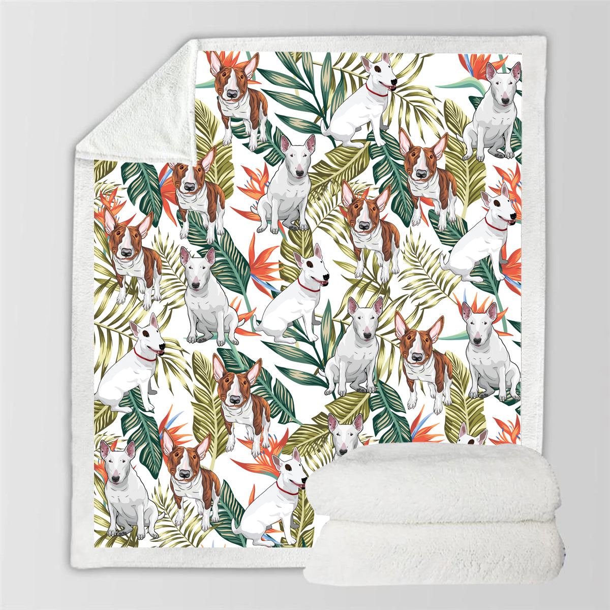 Bull Terrier - Colorful Blanket V1