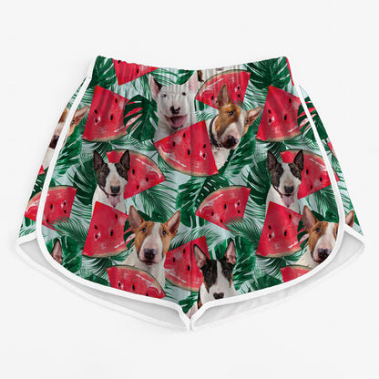 Bull Terrier - Colorful Women's Running Shorts V2