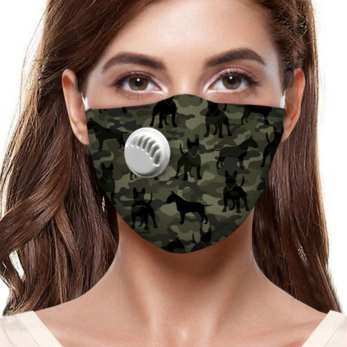Masque F camouflage Bull Terrier V1