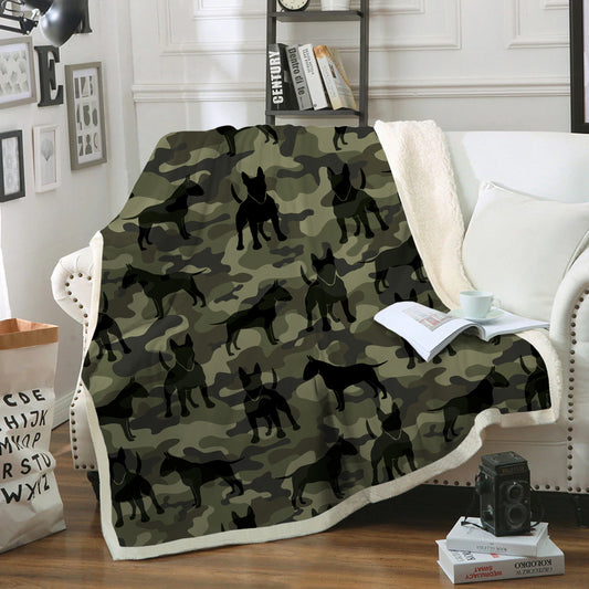 Couverture camouflage Bull Terrier V1