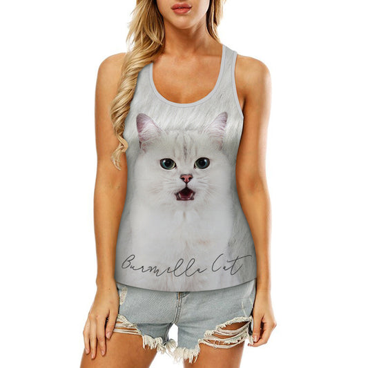 Burmilla Cat - Débardeur creux V1