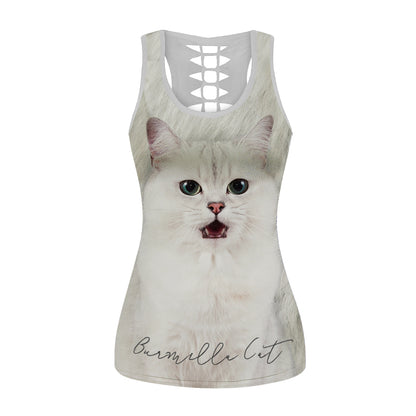Burmilla Cat - Hollow Tank Top V1