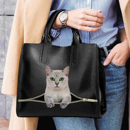 Burmilla Cat Luxury Handbag V1