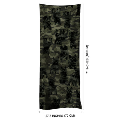 Cairn Terrier Camo Scarf V1