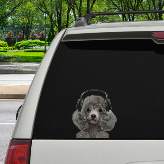 Can You See Me Now - Poodle Car/ Door/ Fridge/ Laptop Sticker V7