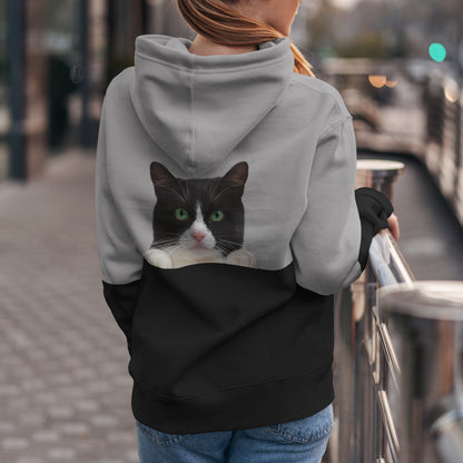 Kannst du mich sehen - Britisch Kurzhaar-Katzen-Hoodie V3