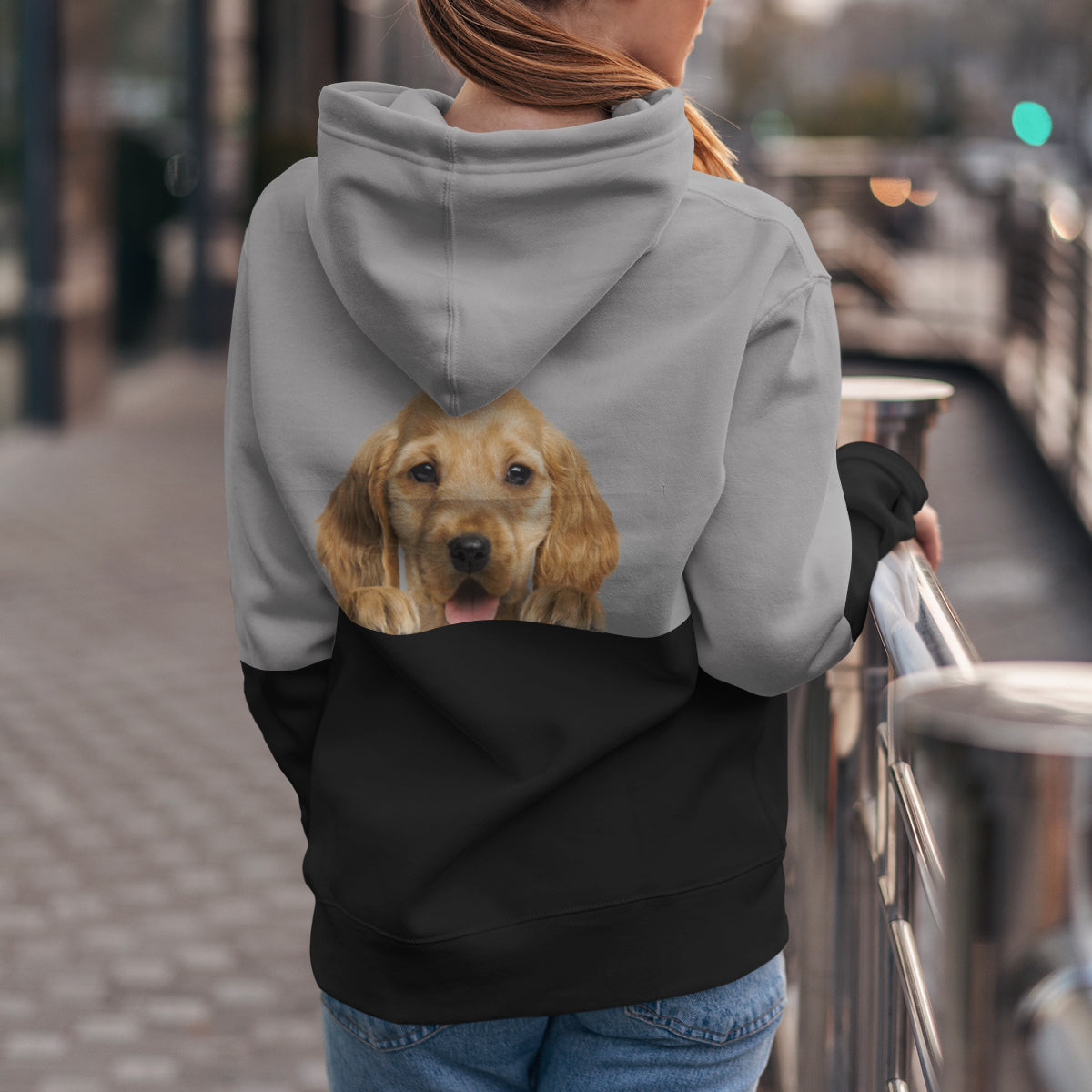 Can You See Me - English Cocker Spaniel Hoodie V3