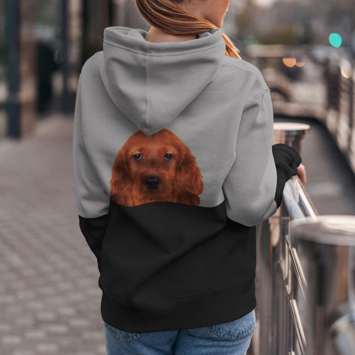 Can You See Me - Irish Setter Hoodie V1