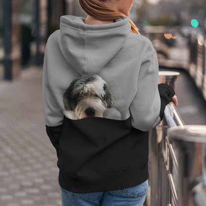 Kannst du mich sehen - Old English Sheepdog Hoodie V1