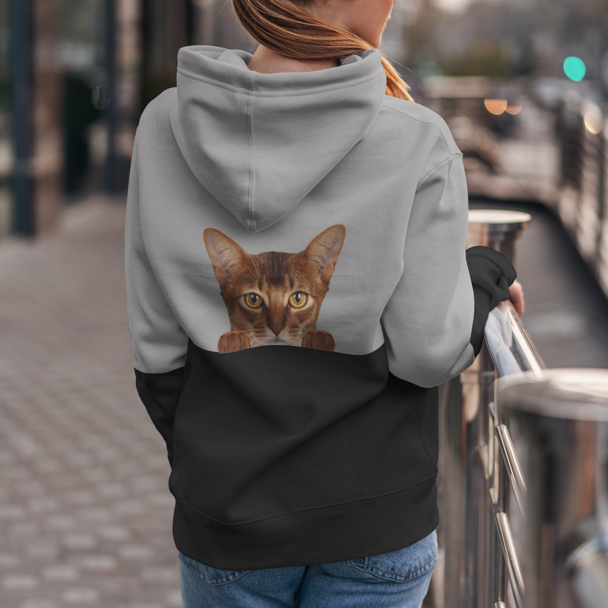 Can You See Me - Abyssinian Cat Hoodie V1