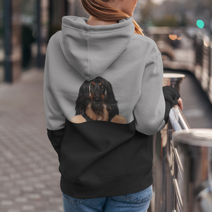 Kannst du mich sehen - Afghan Hound Hoodie V1