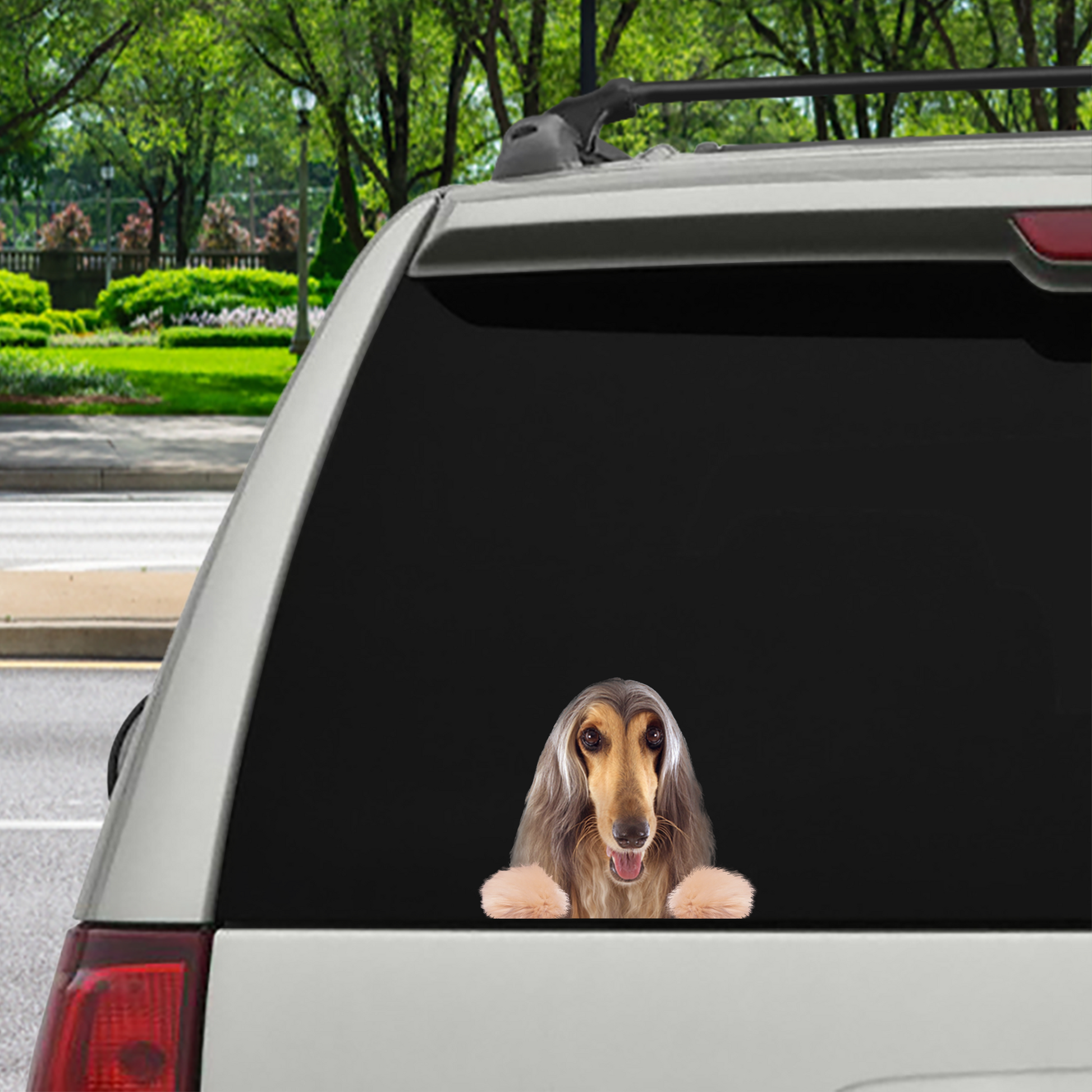 Can You See Me Now - Afghan Hound Car/ Door/ Fridge/ Laptop Sticker V3