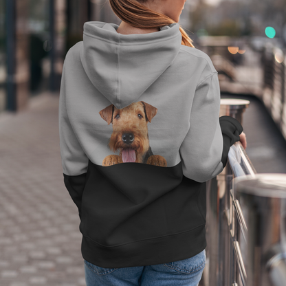 Can You See Me - Airedale Terrier Hoodie V1