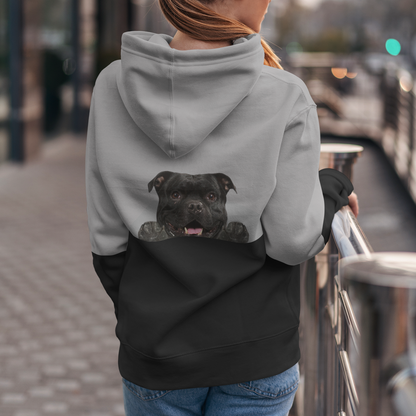 Kannst du mich sehen - American Staffordshire Terrier Hoodie V2