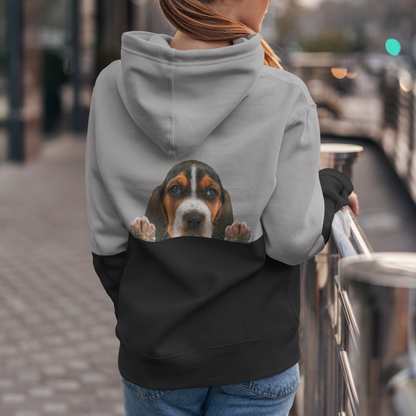 Can You See Me - Basset Hound Hoodie V1