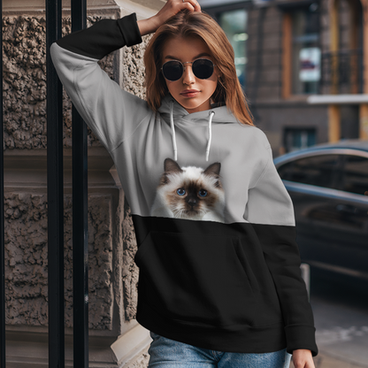 Can You See Me - Birman Cat Hoodie V1