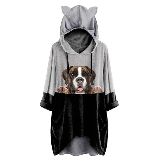 Can You See Me Now - Boxer Hoodie With Ears V2