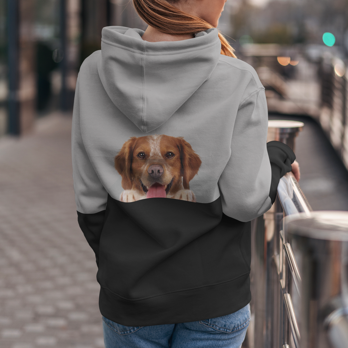 Can You See Me - Brittany Spaniel Hoodie V1