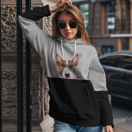Can You See Me - Bull Terrier Hoodie V1