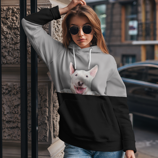 Can You See Me - Bull Terrier Hoodie V3