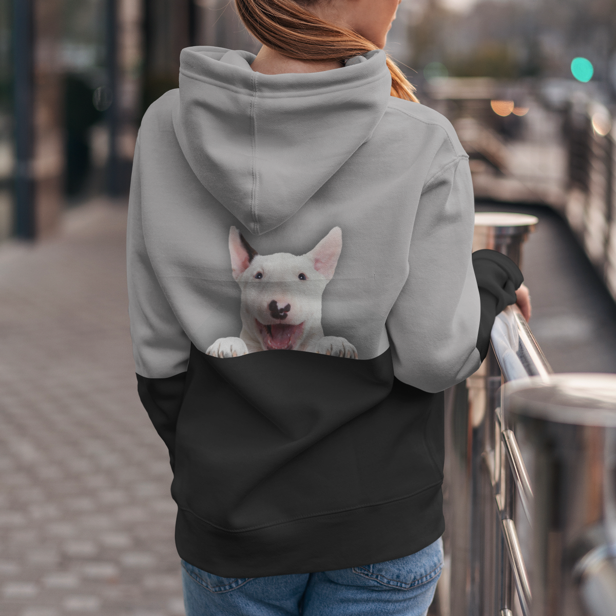 Can You See Me - Bull Terrier Hoodie V3