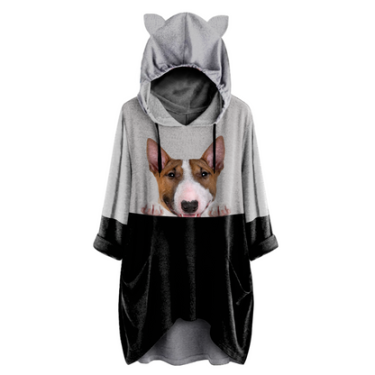 Can You See Me Now - Bull Terrier Hoodie With Ears V1