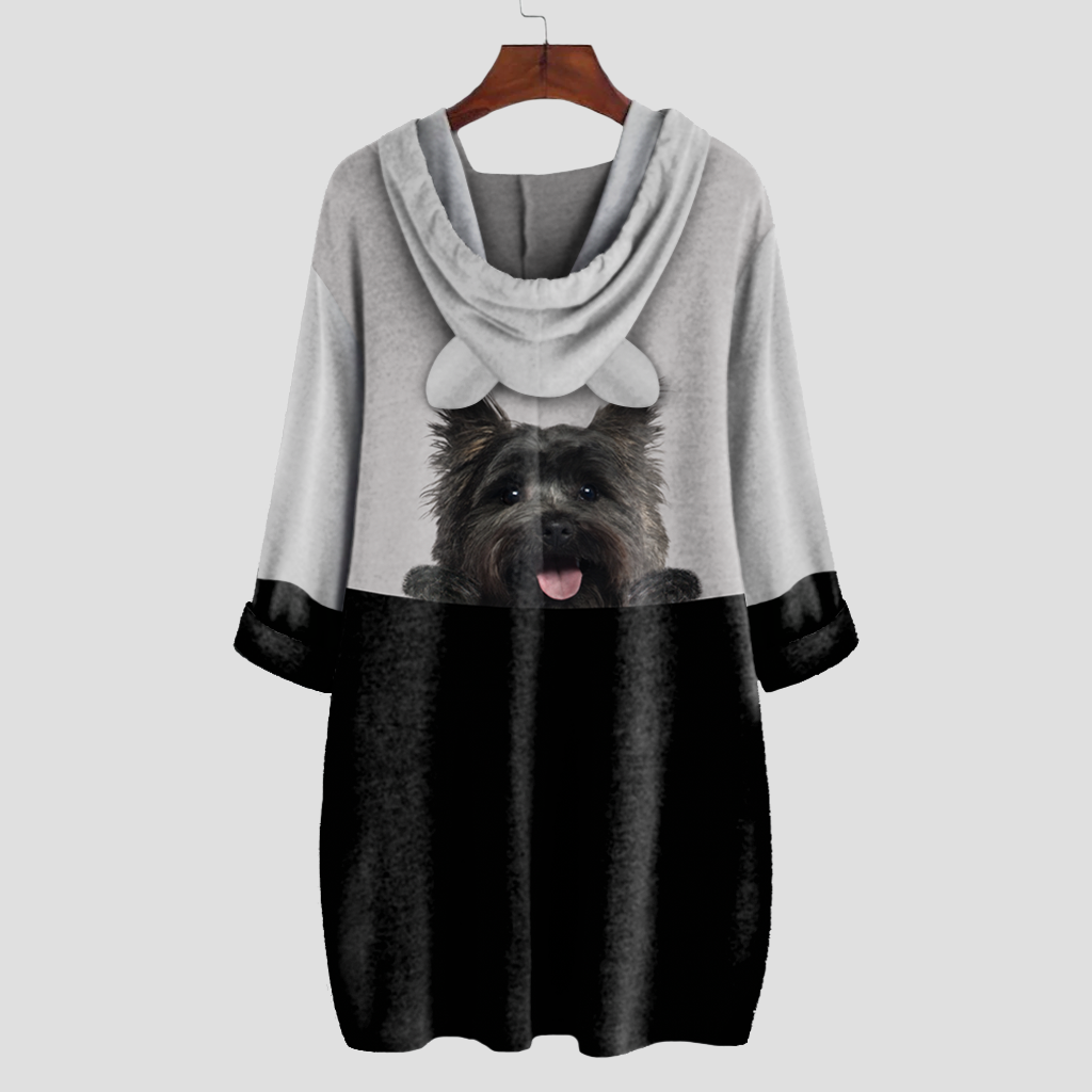 Can You See Me Now - Cairn Terrier Hoodie With Ears V1