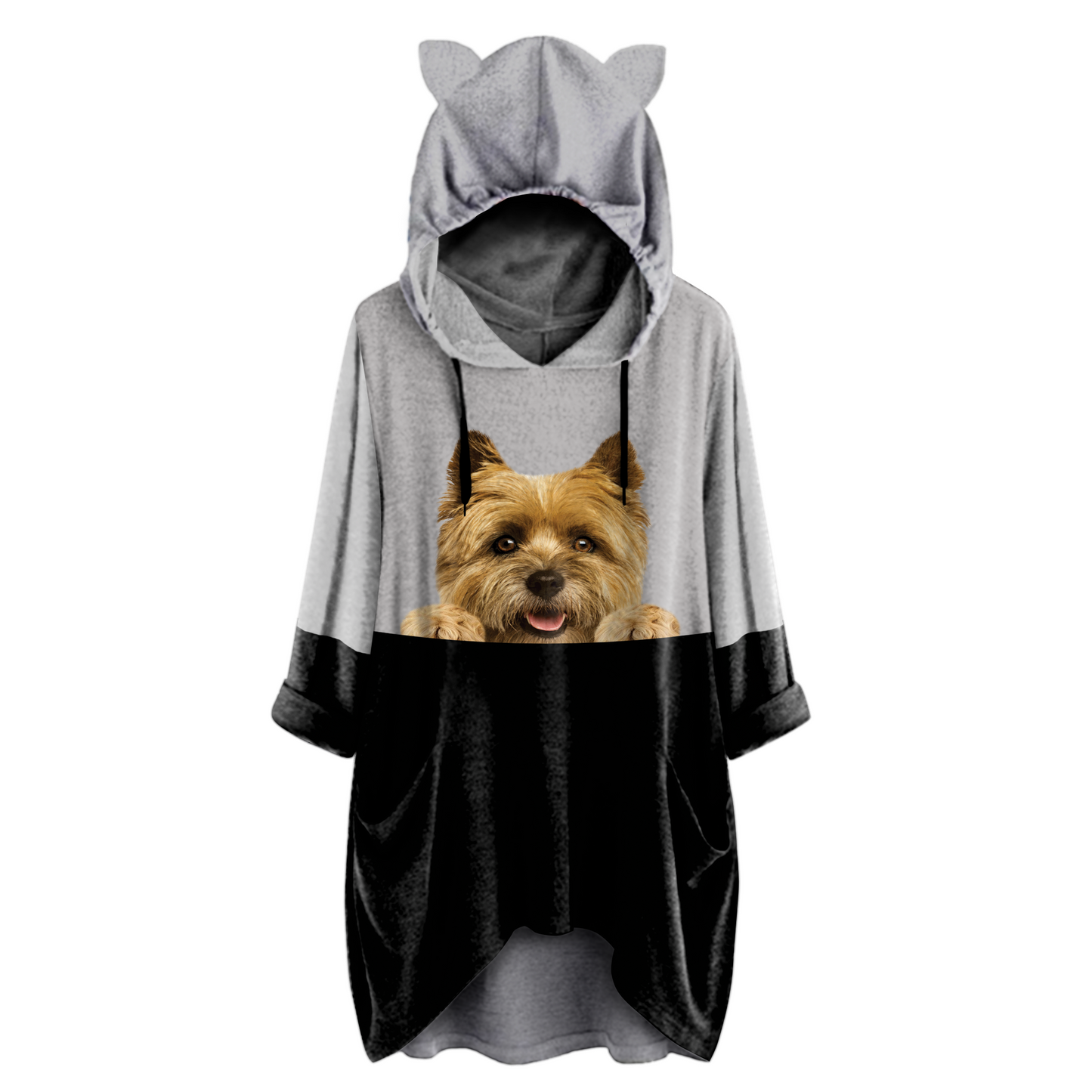 Can You See Me Now - Cairn Terrier Hoodie With Ears V2