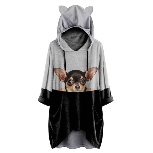 Can You See Me Now - Chihuahua Hoodie With Ears V1
