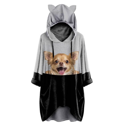 Can You See Me Now - Chihuahua Hoodie With Ears V2