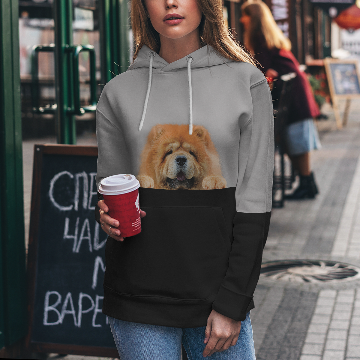 Can You See Me - Chow Chow Hoodie V1