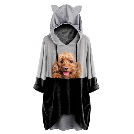 Can You See Me Now - Cockapoo Hoodie With Ears V1