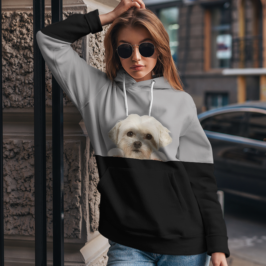 Can You See Me Now - Coton De Tulear Hoodie V1