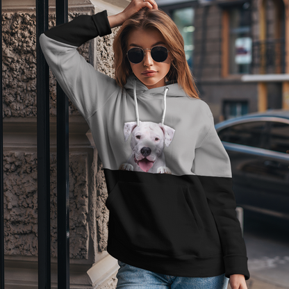 Can You See Me - Dogo Argentino Hoodie V1