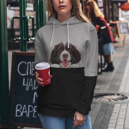Can You See Me - English Springer Spaniel Hoodie V1
