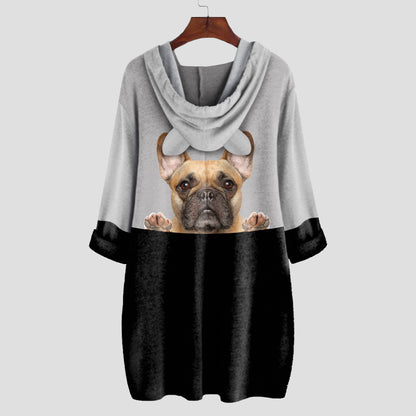 Can You See Me Now - French Bulldog Hoodie With Ears V1