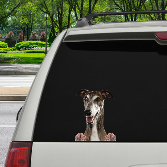 Can You See Me Now - Greyhound Car/ Door/ Fridge/ Laptop Sticker V3