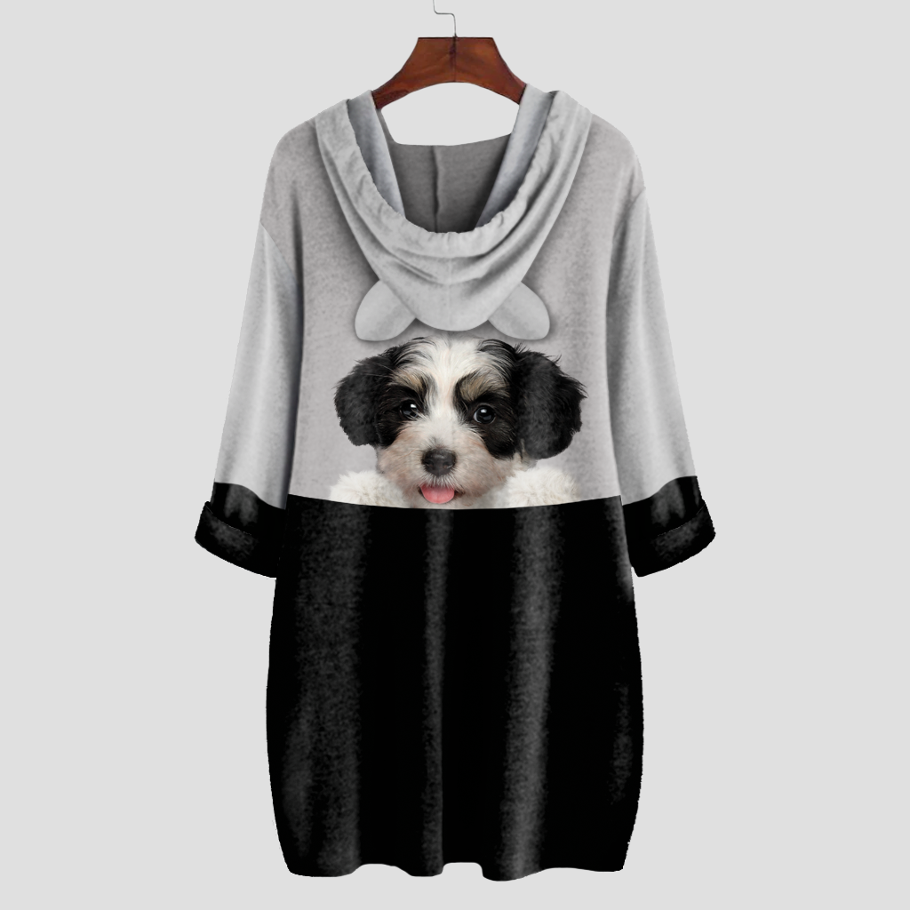 Can You See Me Now - Havanese Hoodie With Ears V2