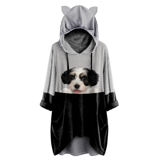 Can You See Me Now - Havanese Hoodie With Ears V2