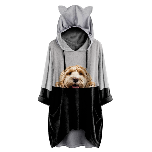 Can You See Me Now - Labradoodle Hoodie With Ears V1