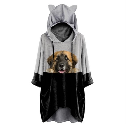 Can You See Me Now - Leonberger Hoodie With Ears V1