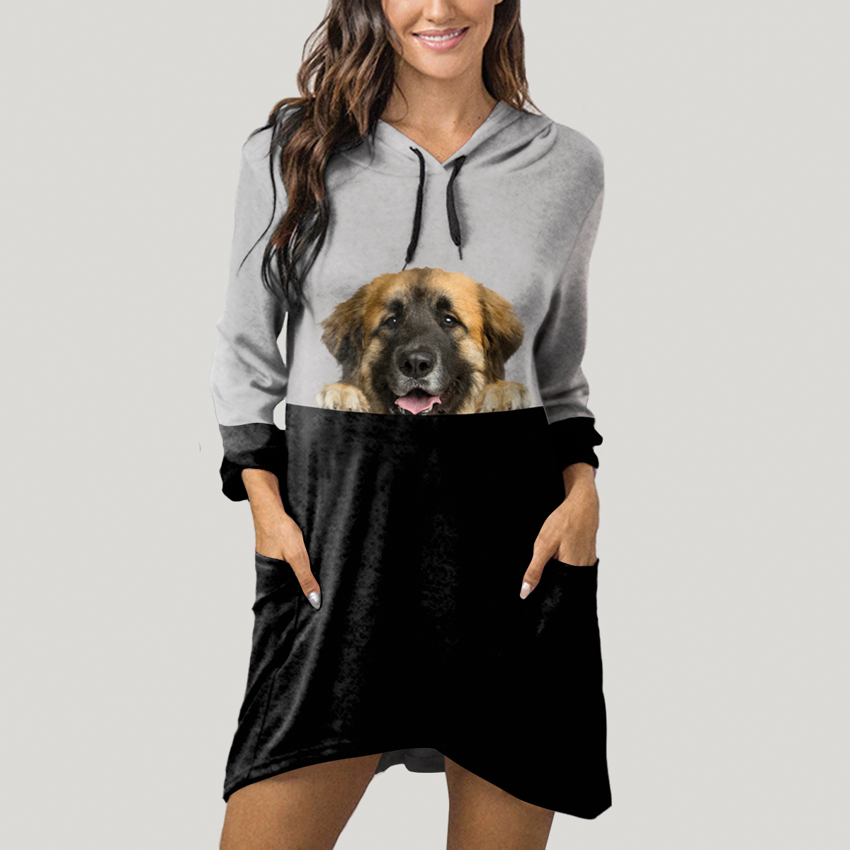 Can You See Me Now - Leonberger Hoodie With Ears V1