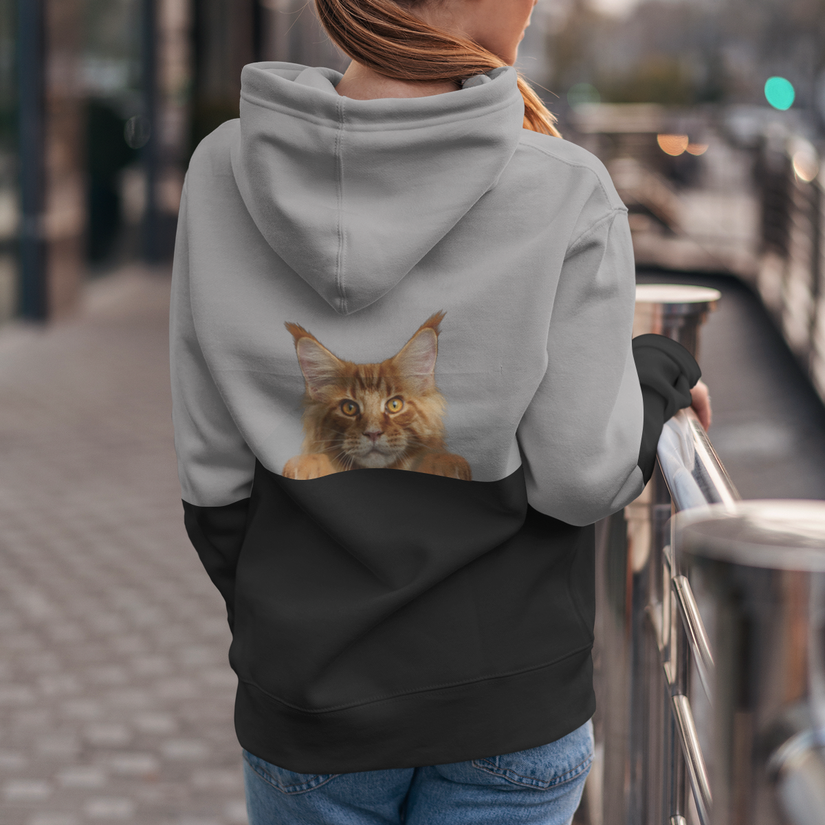 Can You See Me - Maine Coon Cat Hoodie V1