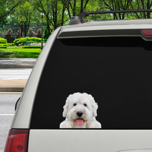 Can You See Me Now - Old English Sheepdog Car Sticker V2
